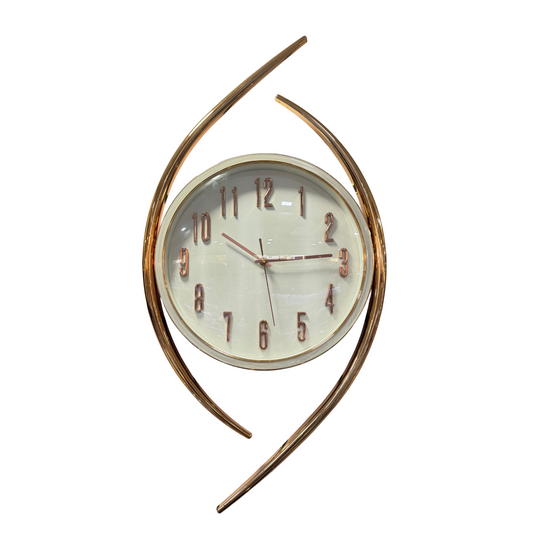 Compas Premium Wall Clock T2263-1D Rose Gold White Dial